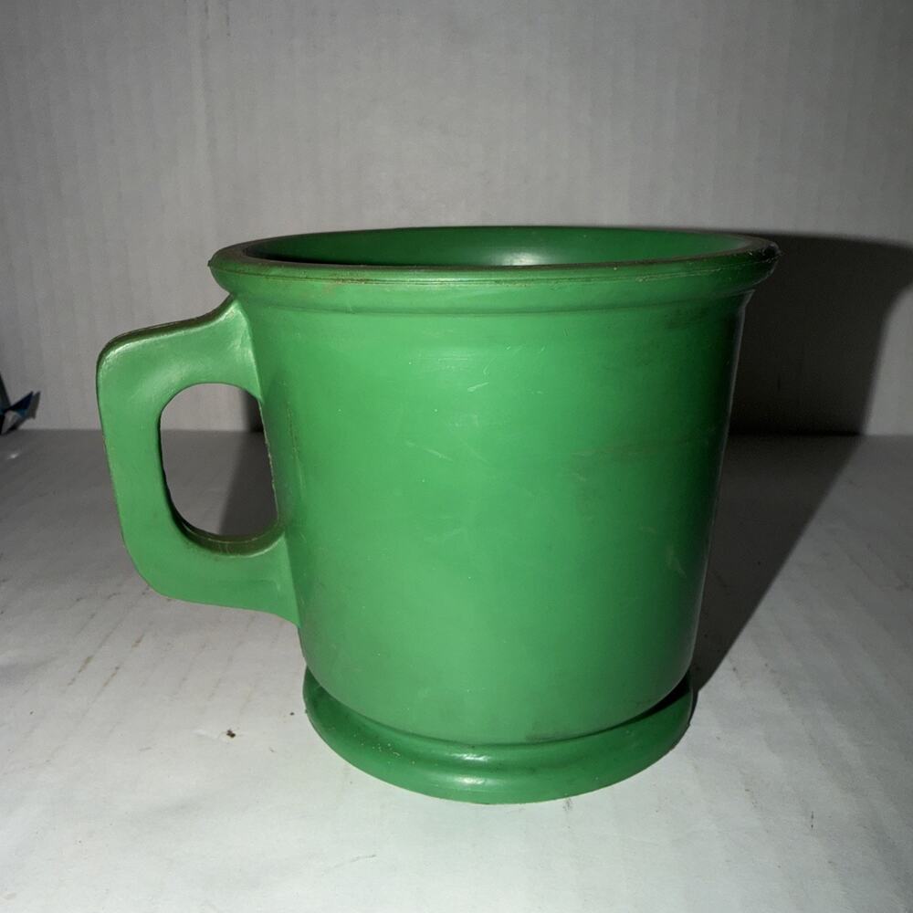 Vintage Marvy Professional Green Rubber Shaving Mug